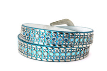Cargar imagen en el visor de la galería, Rhinestone Belt - #1001 Genuine Leather Flashy Bling Western Cowgirl -1