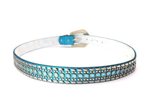 Cargar imagen en el visor de la galería, Rhinestone Belt - #1001 Genuine Leather Flashy Bling Western Cowgirl -1