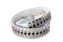 Cargar imagen en el visor de la galería, Rhinestone Belt - #1001 Genuine Leather Flashy Bling Western Cowgirl -1
