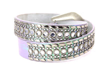Cargar imagen en el visor de la galería, Rhinestone Belt - #1001 Genuine Leather Flashy Bling Western Cowgirl -1