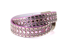 Cargar imagen en el visor de la galería, Rhinestone Belt - #1001 Genuine Leather Flashy Bling Western Cowgirl -1