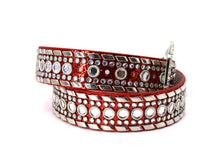 Cargar imagen en el visor de la galería, Rhinestone Belt - #1001 Genuine Leather Flashy Bling Western Cowgirl -1