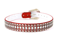 Cargar imagen en el visor de la galería, Rhinestone Belt - #1001 Genuine Leather Flashy Bling Western Cowgirl -1