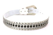Cargar imagen en el visor de la galería, Rhinestone Belt - #1001 Genuine Leather Flashy Bling Western Cowgirl -2
