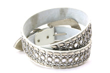 Cargar imagen en el visor de la galería, Rhinestone Belt - #1001 Genuine Leather Flashy Bling Western Cowgirl -2