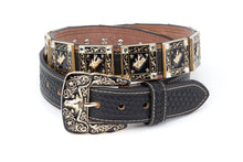 Load image into Gallery viewer, Concho Belt- #117C Bull Rider
