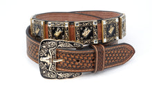 Load image into Gallery viewer, Concho Belt- #117C Bull Rider