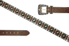 Load image into Gallery viewer, Concho Belt- #117C Bull Rider
