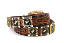 Load image into Gallery viewer, Concho Belt- #117C Bull Rider