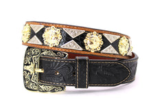 Load image into Gallery viewer, Concho Belt- #2601 Gold Berry