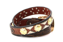 Load image into Gallery viewer, Concho Belt- #2601 Gold Berry