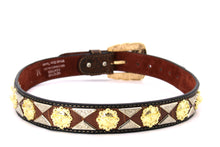 Load image into Gallery viewer, Concho Belt- #2601 Gold Berry
