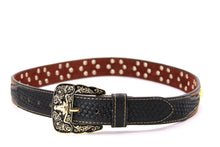 Load image into Gallery viewer, Concho Belt- #2601 Gold Berry