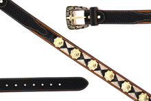 Load image into Gallery viewer, Concho Belt- #2601 Gold Berry
