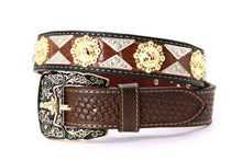 Load image into Gallery viewer, Concho Belt- #2601 Gold Berry