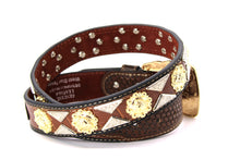 Load image into Gallery viewer, Concho Belt- #2601 Gold Berry