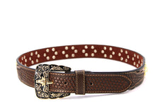 Load image into Gallery viewer, Concho Belt- #2601 Gold Berry