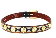 Load image into Gallery viewer, Concho Belt- #2601 Gold Berry
