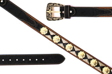 Load image into Gallery viewer, Concho Belt- #2601 Gold Berry