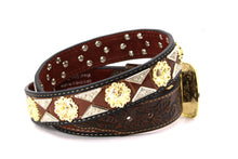 Load image into Gallery viewer, Concho Belt- #2601 Gold Berry