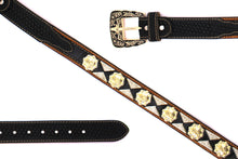 Load image into Gallery viewer, Concho Belt- #2601 Gold Berry