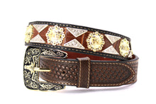 Load image into Gallery viewer, Concho Belt- #2601 Gold Berry