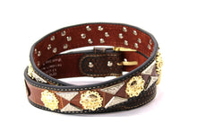 Load image into Gallery viewer, Concho Belt- #2601 Gold Berry