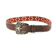Load image into Gallery viewer, Concho Belt- #2601 Gold Berry