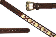 Load image into Gallery viewer, Concho Belt- #2601 Gold Berry