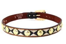 Load image into Gallery viewer, Concho Belt- #2601 Gold Berry