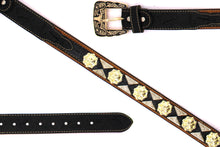 Load image into Gallery viewer, Concho Belt- #2601 Gold Berry