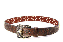 Load image into Gallery viewer, Concho Belt- #2601 Gold Berry