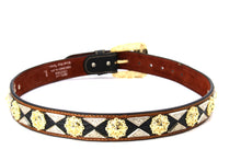 Load image into Gallery viewer, Concho Belt- #2601 Gold Berry