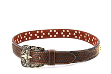 Load image into Gallery viewer, Concho Belt- #2601 Gold Berry