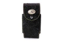 Load image into Gallery viewer, Phone Holster- #327 Horse Head Elastic Panel Magnetic Closure Phone Case Size L
