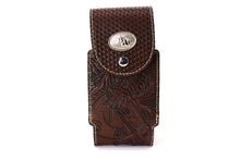 Load image into Gallery viewer, Phone Holster- #327 Horse Head Elastic Panel Magnetic Closure Phone Case Size L