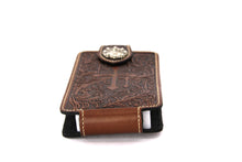 Load image into Gallery viewer, Phone Holster- #344 Prayer Elastic Panel Magnetic Closure Phone Case Size L