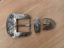 Load image into Gallery viewer, Buckle- 3p7 Bronze Brass or Chrome Silver Fits 1.5''-Bull Rider