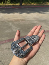 Load image into Gallery viewer, Buckle- 3p7 Bronze Brass or Chrome Silver Fits 1.5''-Bull Rider