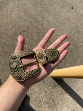 Cargar imagen en el visor de la galería, Buckle- 3p7 Bronze Brass or Chrome Silver Fits 1.5''-Rooster