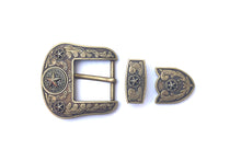 Load image into Gallery viewer, Buckle- 3p7 Bronze Brass or Chrome Silver Fits 1.5''-Star