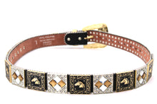 Cargar imagen en el visor de la galería, Rhinestone Belt - #408 Longhorn Buckle Longhorn or Horse Concho