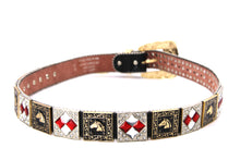 Cargar imagen en el visor de la galería, Rhinestone Belt - #408 Longhorn Buckle Longhorn or Horse Concho