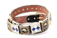 Cargar imagen en el visor de la galería, Rhinestone Belt - #408 Longhorn Buckle Longhorn or Horse Concho