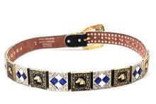 Cargar imagen en el visor de la galería, Rhinestone Belt - #408 Longhorn Buckle Longhorn or Horse Concho