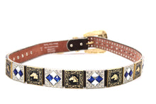 Cargar imagen en el visor de la galería, Rhinestone Belt - #408 Longhorn Buckle Longhorn or Horse Concho