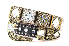 Load image into Gallery viewer, Rhinestone Belt- #501 Rhombic Diamond Stone