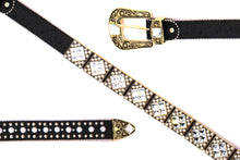 Load image into Gallery viewer, Rhinestone Belt- #501 Rhombic Diamond Stone