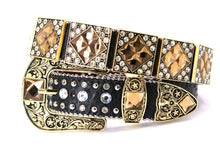 Load image into Gallery viewer, Rhinestone Belt- #501 Rhombic Diamond Stone