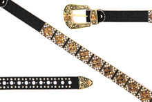 Load image into Gallery viewer, Rhinestone Belt- #501 Rhombic Diamond Stone